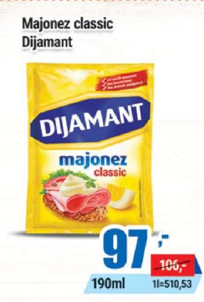 Majonez Classic Dijamant