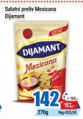 Salatni preliv Mexicana Dijamant