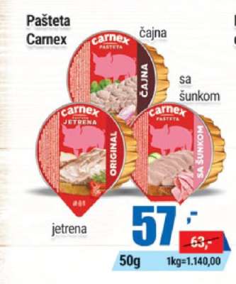 PAŠTETA CARNEX