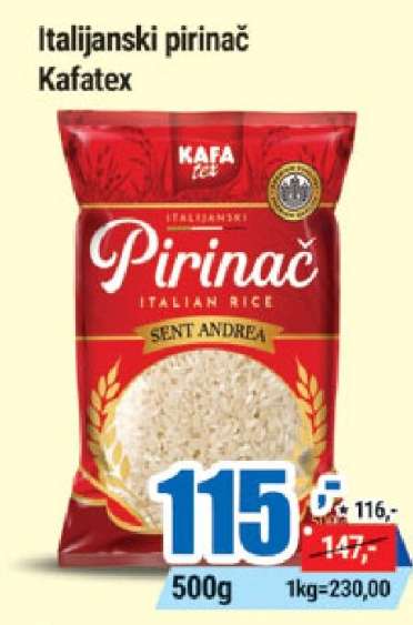 Italijanski pirinač Kafatex