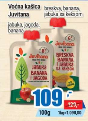 Voćna kašica Juvitana