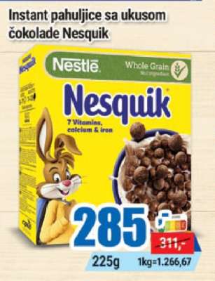 Instant pahuljice sa ukusom čokolade Nesquik