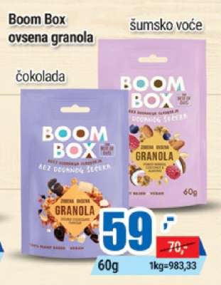 BOOM BOX OVSENA GRANOLA