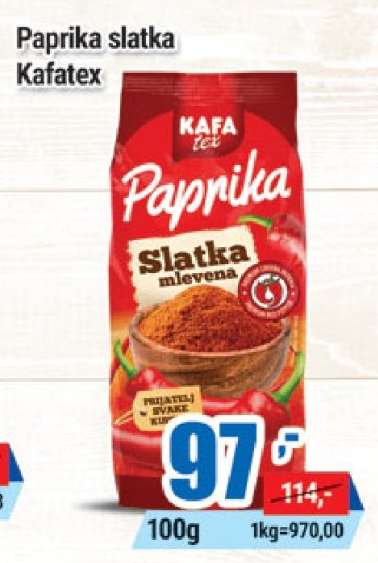 Paprika slatka Kafatex
