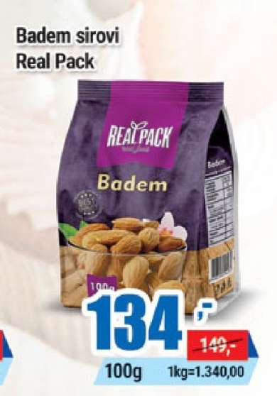 Badem sirovi Real Pack