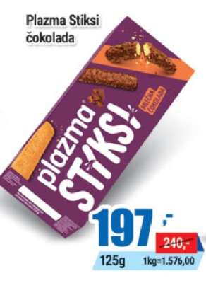 Plazma Stiksi čokolada