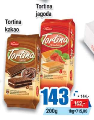 Tortina kakao