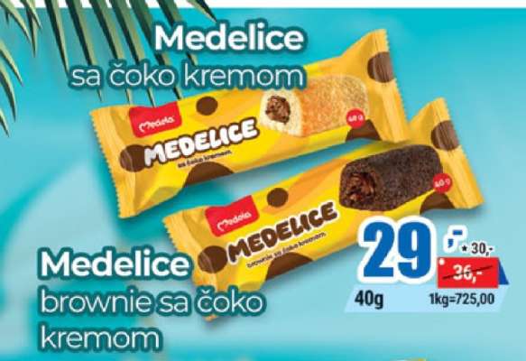 Medelice brownie sa čoko kremom