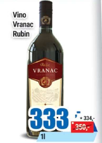 Vino Vranac Rubin