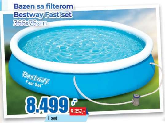 Bazen sa filterom Bestway Fast set