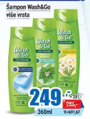 Šampon Wash&Go