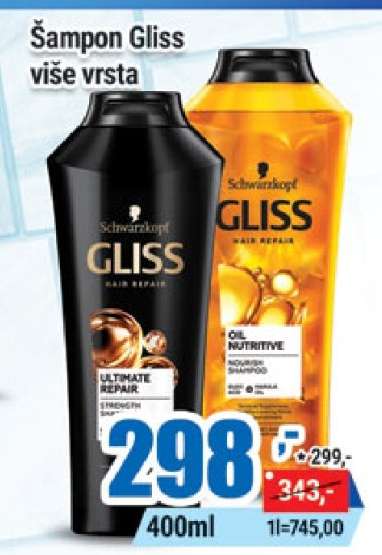 Šampon Gliss