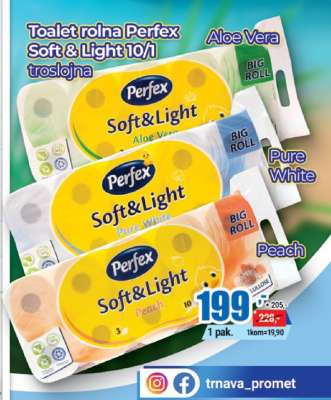 Toalet rolna Perfex Soft & Light 10/1