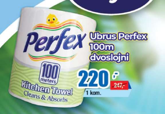 Ubrus Perfex 100m dvoslojni