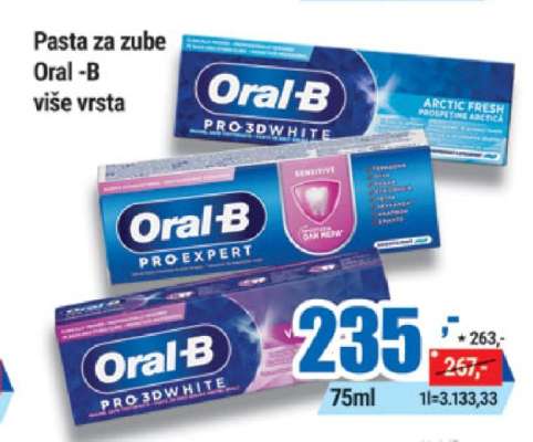 Pasta za zube Oral B