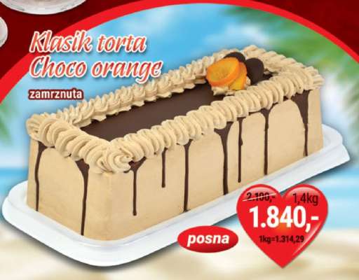 Klasik torta Choco orange
