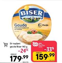 Sir topljeni gauda Biser 140 g
