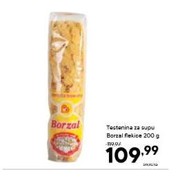 Testenina za supu Borzal flekice 200 g