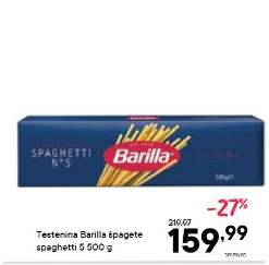Testenina Barilla špagete