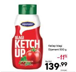 Kečap blagi Dijamant 500 g