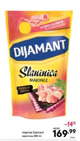 Majonez Dijamant slaninica 285 ml