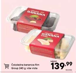 Čokoladna bananica Rim Group 240 g, više vrsta