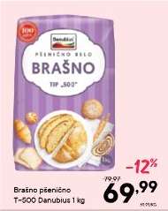 Brašno pšenično T-500 Danubius 1 kg