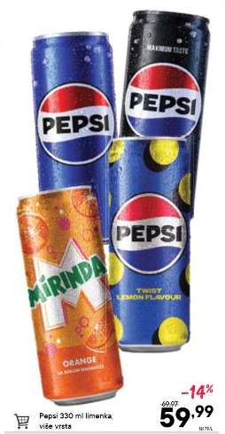 Pepsi 330 ml plechovka