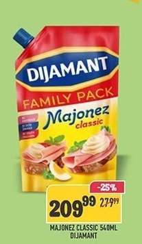 Majonez Classic 540ml Dijamant