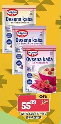 OVSENA KAŠA Dr. Oetker