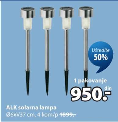 ALK SOLARNA LAMPA