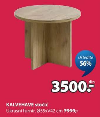 KALVEHAVE stočić