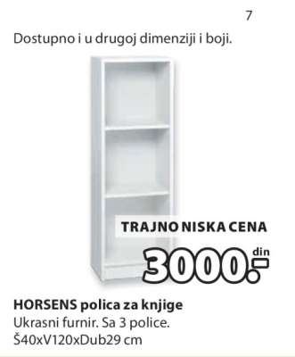 HORSENS POLICA ZA KNJIGE