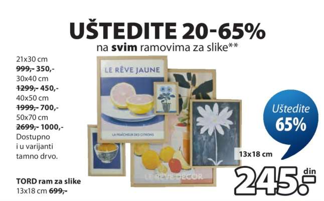 TORD RAM ZA SLIKE 13x18 cm