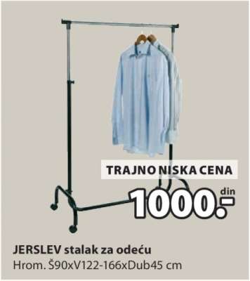 JERSLEV STALAK ZA ODEĆU