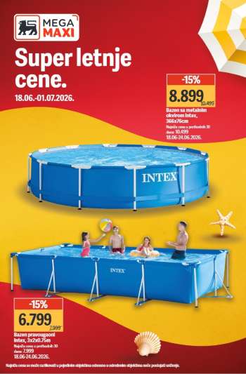 Mega Maxi katalog - 18.06.2026 - 01.07.2026.