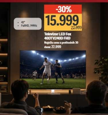 Televizor LED Fox 40DTV240D FHD