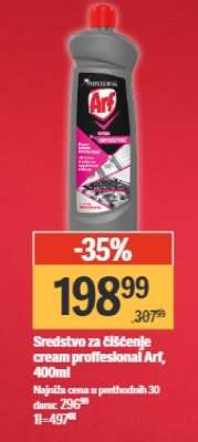 Sredstvo za čišćenje cream professional Arf, 400ml