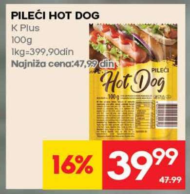 PILEĆI HOT-DOG