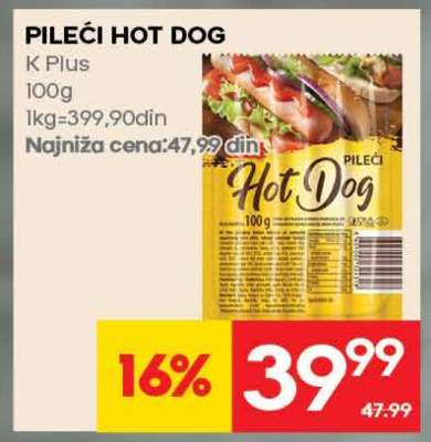 PILEĆI HOT-DOG