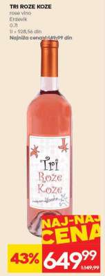 Tri roze koze