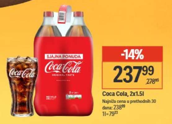 Coca Cola 2x1.5L