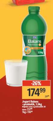 Jogurt Balans probiotik 1.5kg