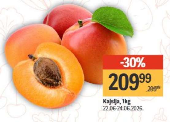 Kajslja, 1kg