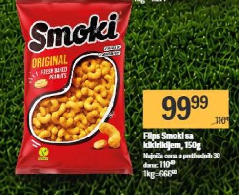 Flips Smoki sa kikirikijem 150g