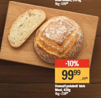 Domácí polubell hleb Maxl, 420g
