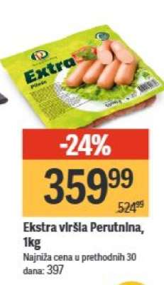 Ekstra viršla Perutnina 1kg