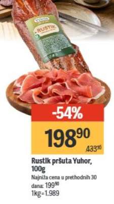 Rustik pršuta Yuhor 100g