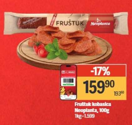 Fruštuk kobasica Neoplanta 100g