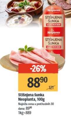 STIŠNJENA ŠUNKA Neoplanta 100g